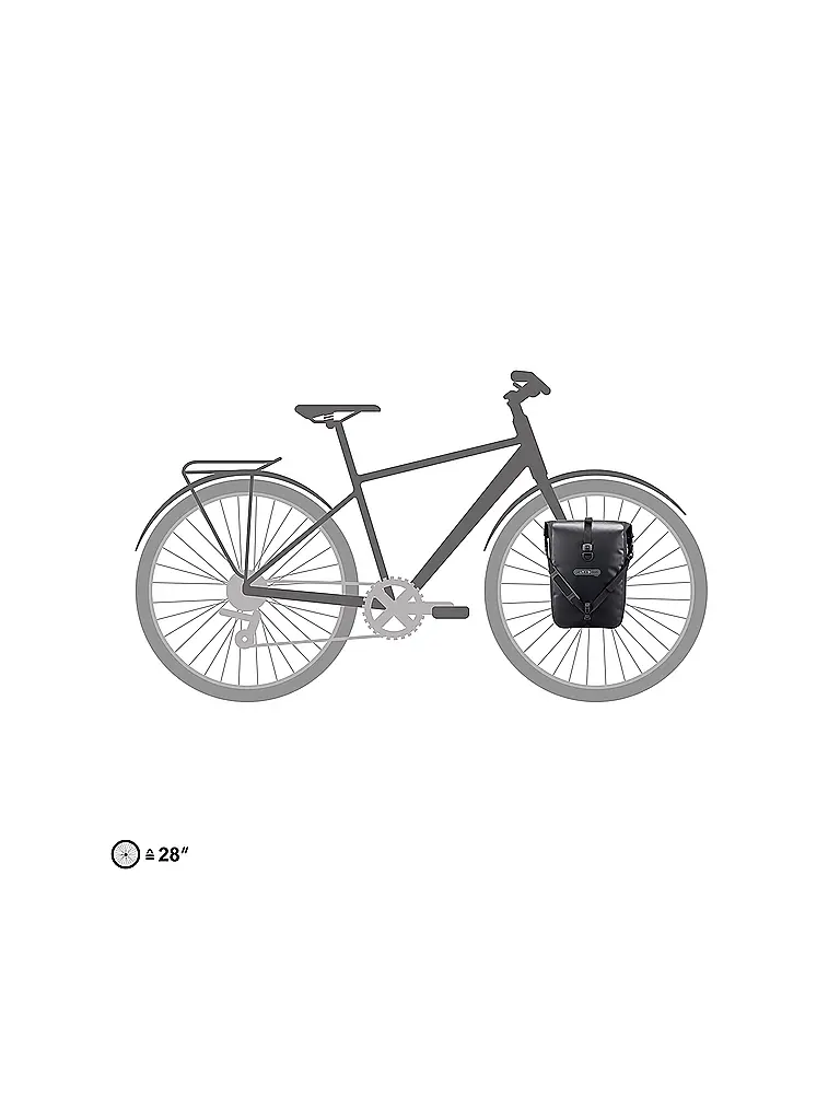 ORTLIEB | Borsa da bici Sport-Roller Core 14,5L | Nero
