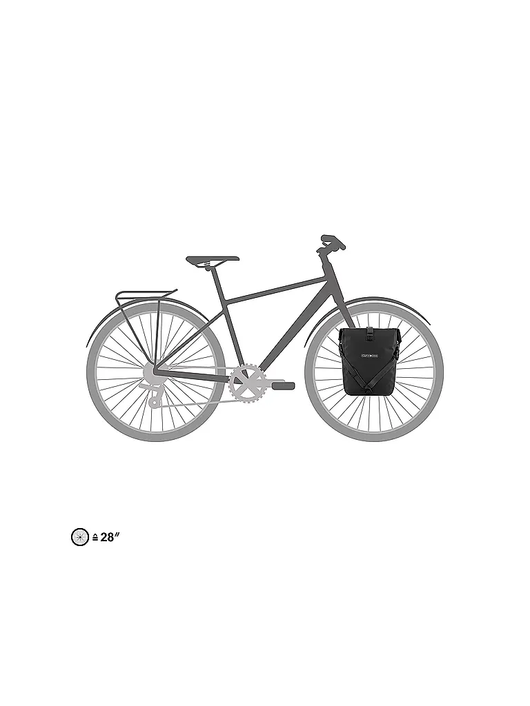 ORTLIEB | Borsa da bici Sport-Roller Core 14,5L | Nero