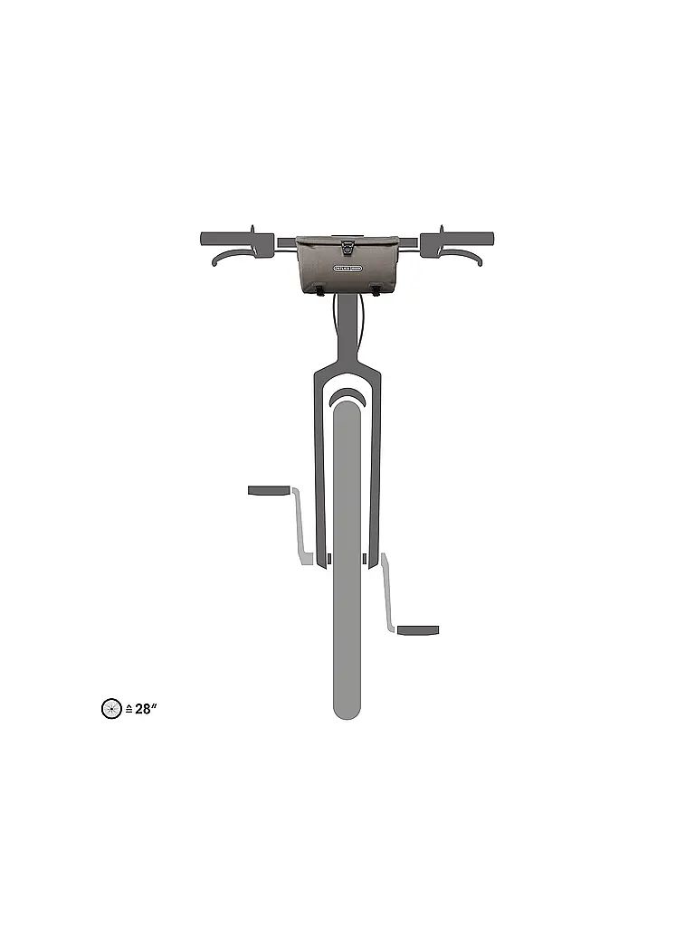 ORTLIEB | Borsa da bici Velo-Sling 3L | Cammello