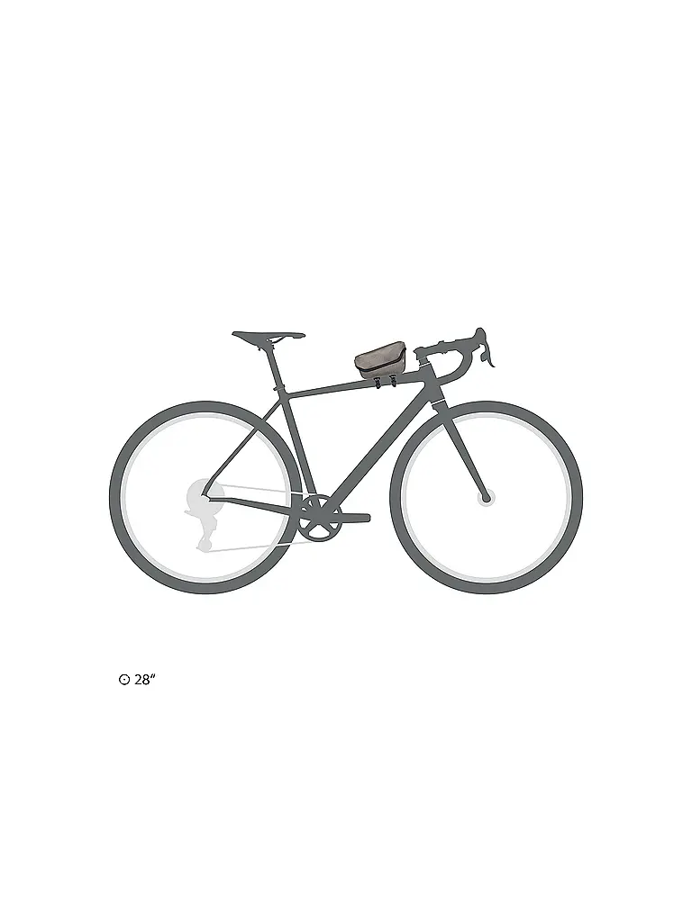 ORTLIEB | Borsa da bikepacking per tubo orizzontale Fuel-Pack 1L | Cammello