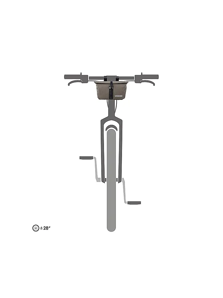 ORTLIEB | Borsa da manubrio Accessory-Pack 3,5L | Cammello