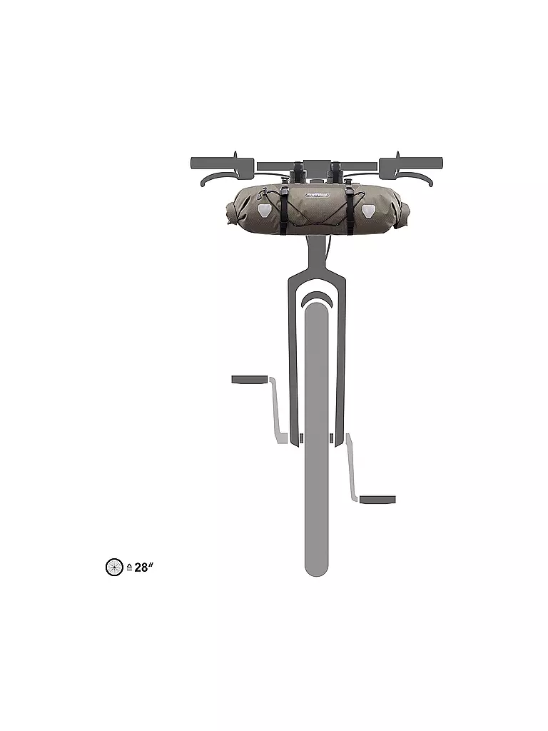 ORTLIEB | Borsa da sella Handlebar Pack Medium 15L | Marrone