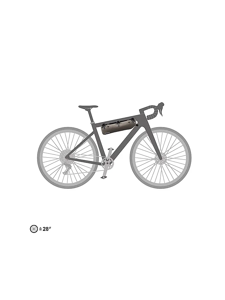 ORTLIEB | Borsa da telaio Frame-Pack RC Toptube 4L | Cammello