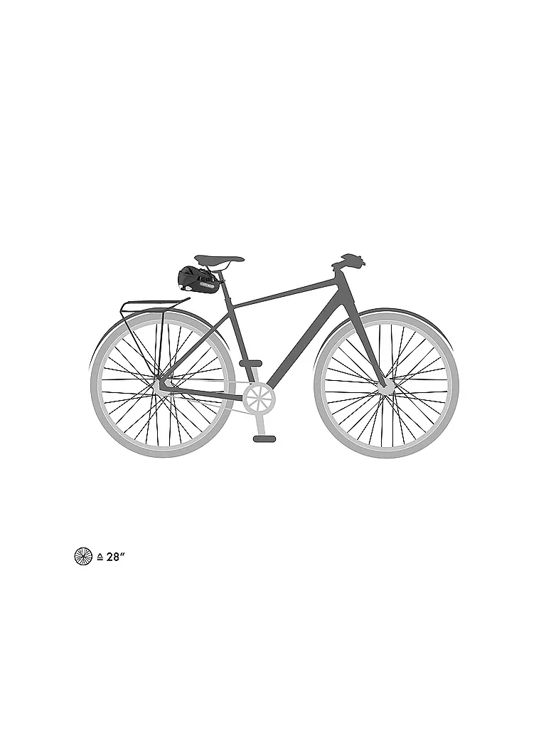 ORTLIEB | Borsa sottosella 1,6L | Nero