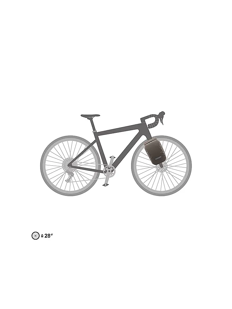 ORTLIEB | Borse laterali Fork-Pack 5,8L | Cammello