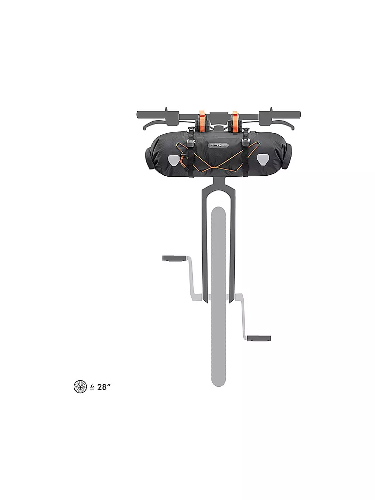 ORTLIEB | Handlebar-Pack Borsa da manubrio 15L | Nero