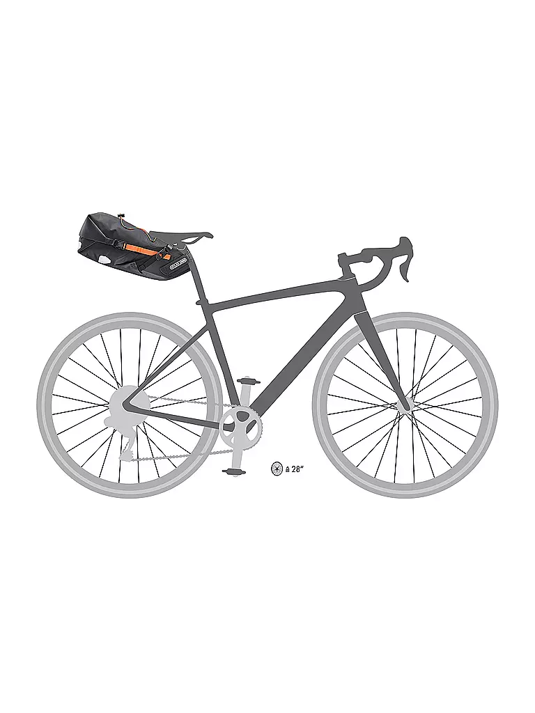 ORTLIEB | Seat-Pack Borsa da Sella Media 11L | Nero