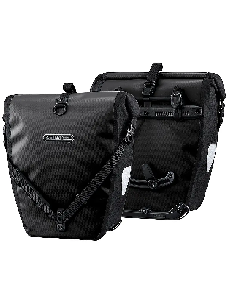 ORTLIEB | Set di borse da bici Back-Roller Free 2x20L | Nero