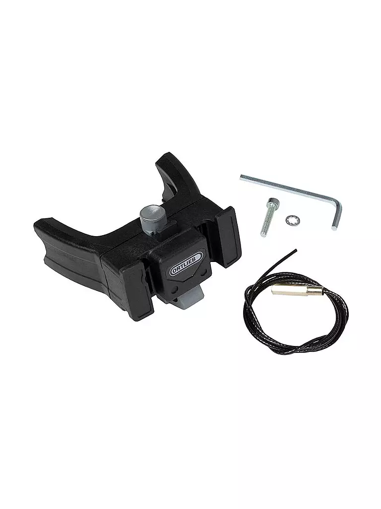 ORTLIEB | Supporto manubrio per e-bike senza serratura | Nero