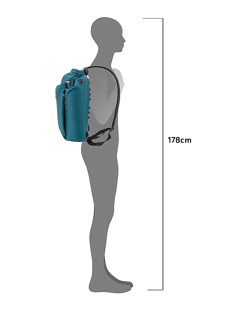 ORTLIEB | Zaino da bici Vario Lite 22L | Blu