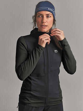 ORTOVOX | Giacca in pile da donna Fleece Grid Hoodie