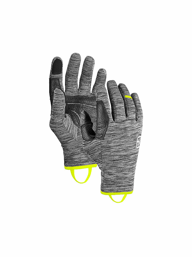 Guanti in pile da uomo Fleece Light grigio XL