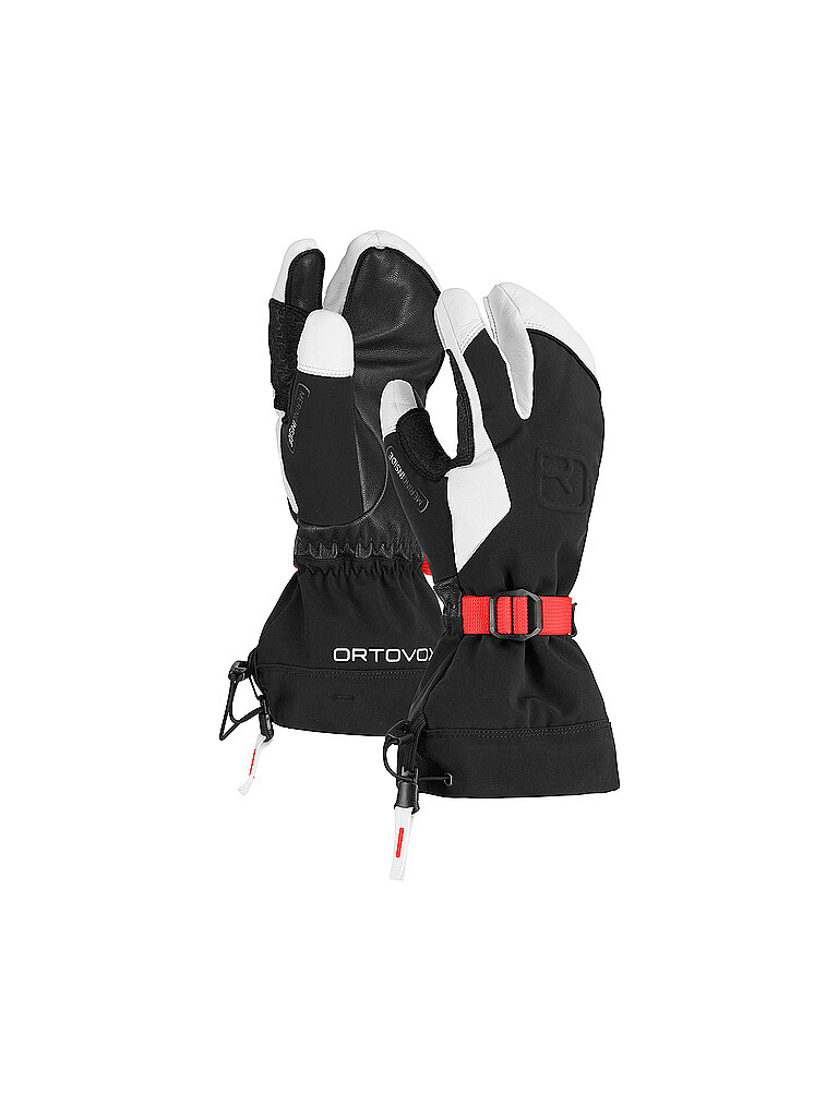 Guanti da donna Freeride a 3 dita nero XS