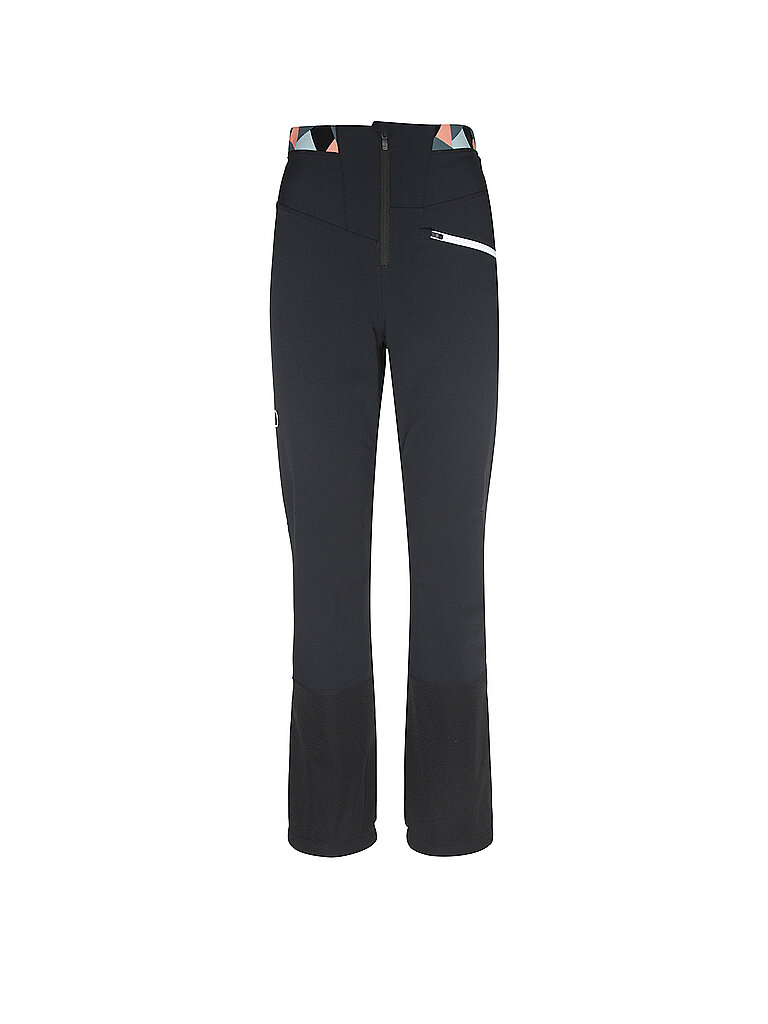 Pantaloni da sci alpinismo softshell da donna Punta Berrino Stretch nero S