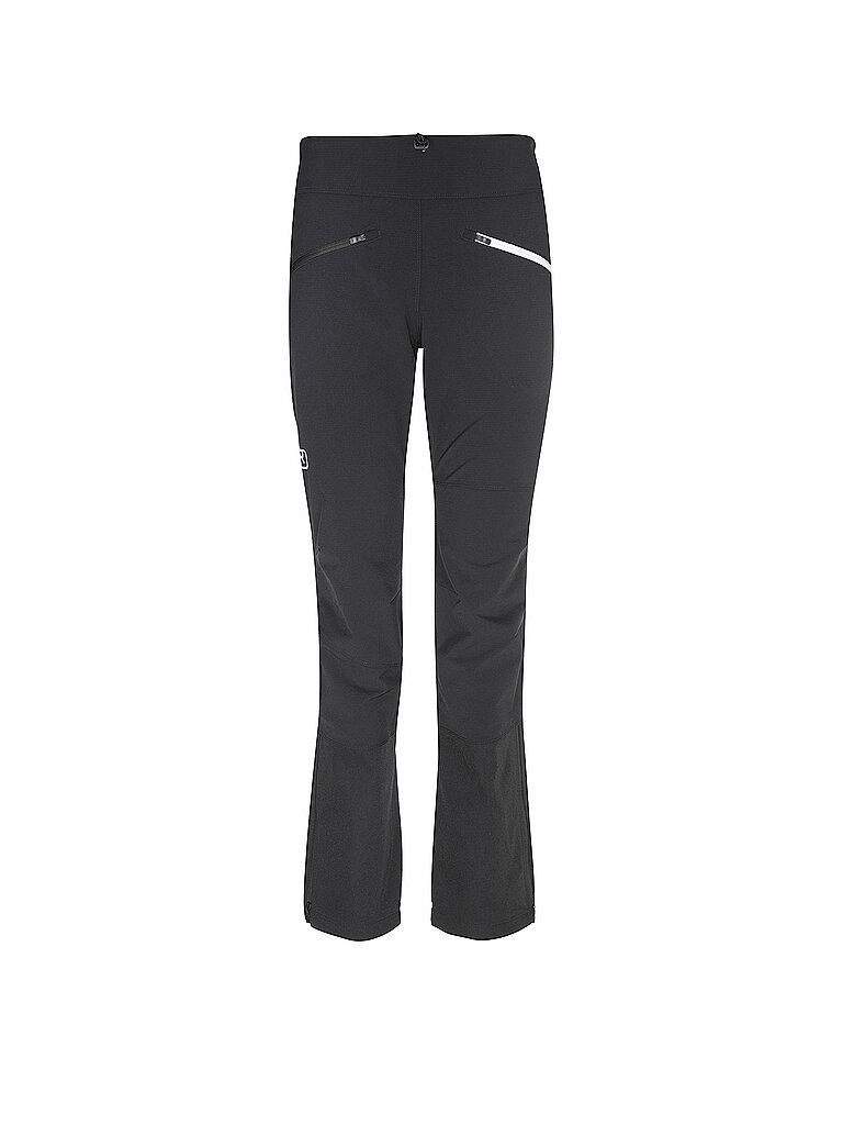 Pantaloni softshell da turismo Berrino da donna nero XL