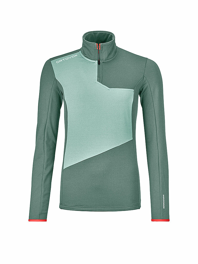 Zipshirt funzionale da donna FLeece Light petrolio XL
