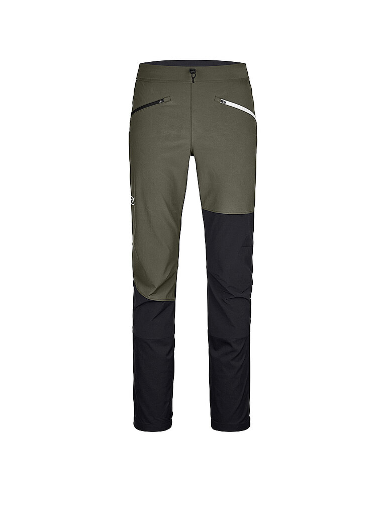 Pantaloni softshell da uomo per lo sci alpinismo Punta Berrino oliva XL