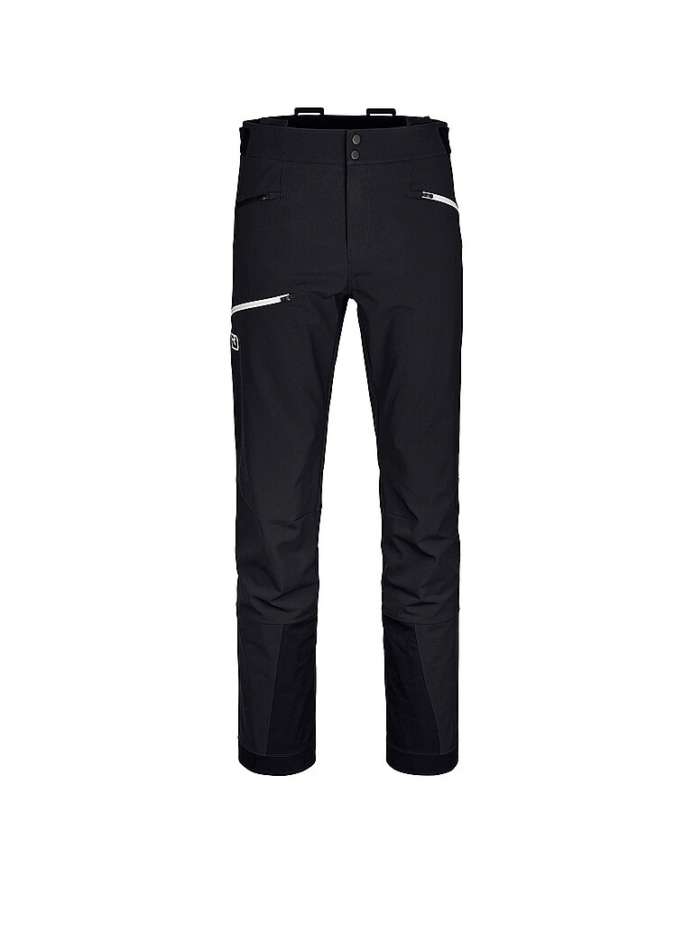 Pantaloni da scialpinismo softshell Pizol da uomo nero S
