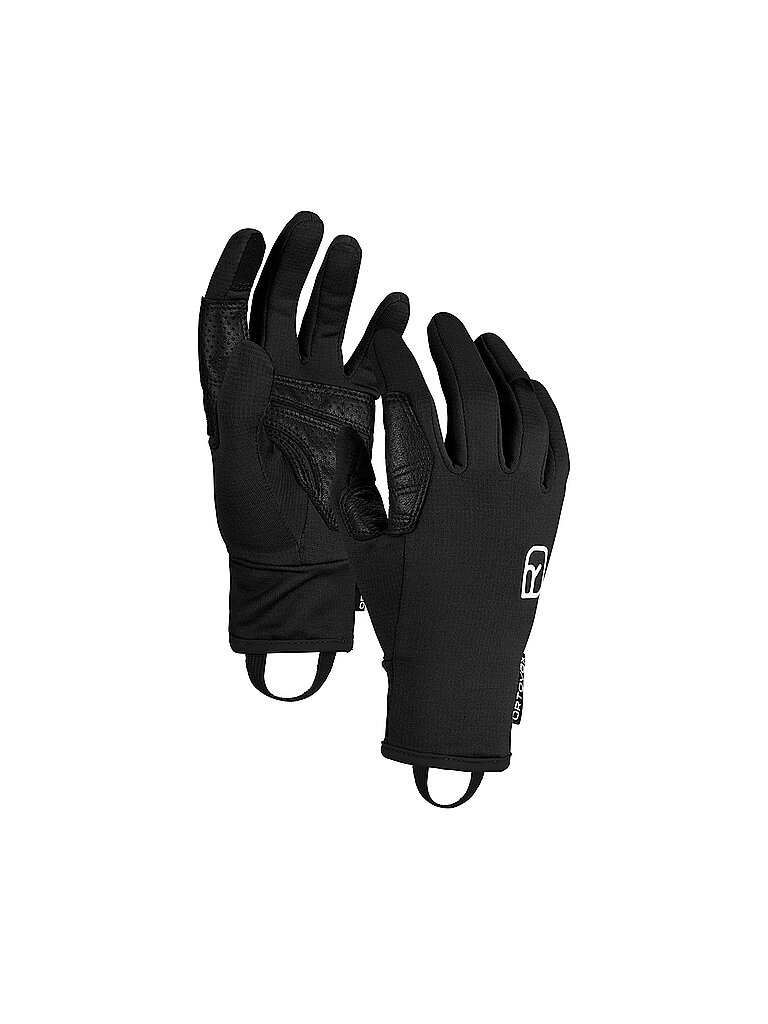 Guanti in pile da uomo Fleece Light nero L