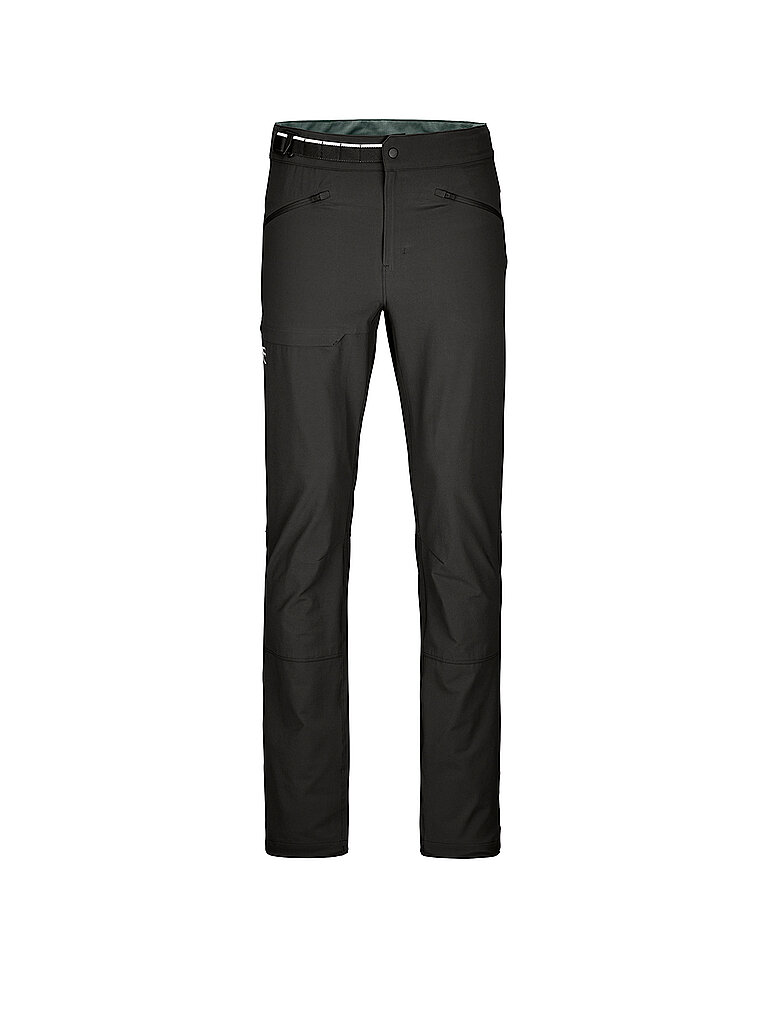 Pantaloni da trekking softshell da uomo Brenta nero S (kurz)