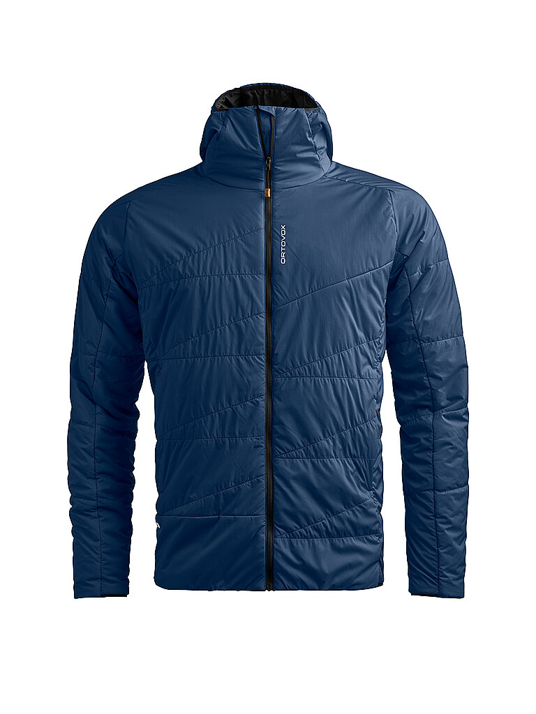 Giacca isolante da uomo per lo sci alpinismo Piz Duan SW con cappuccio blu L