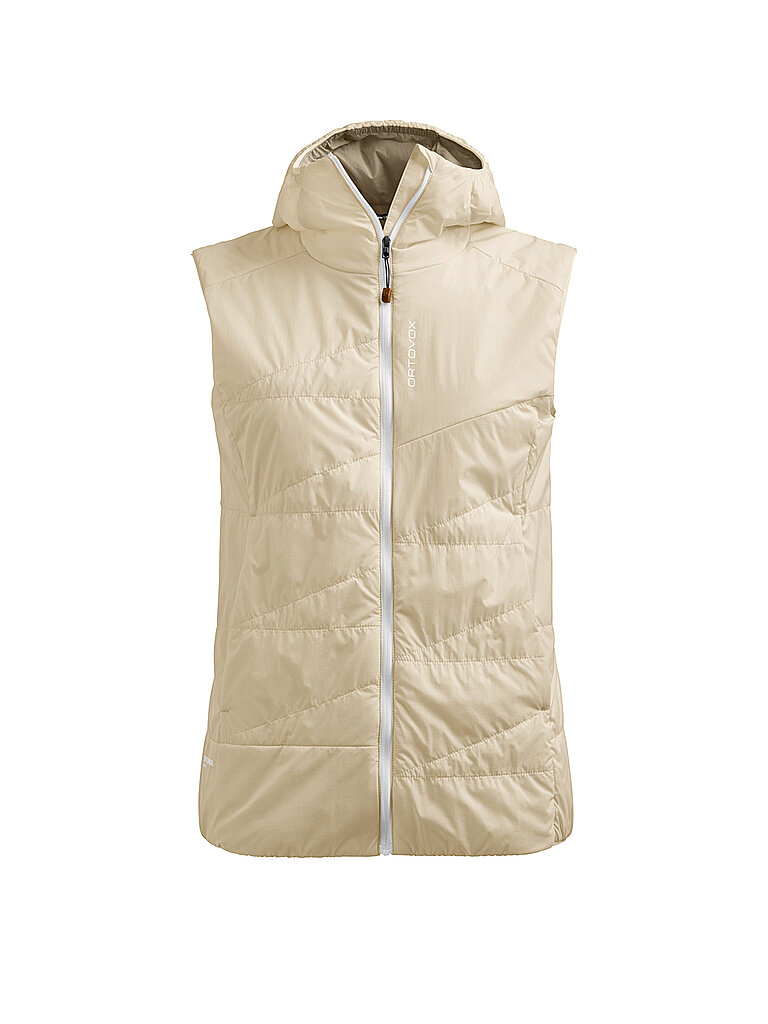 Gilet isolante da scialpinismo da donna Piz Duan SW con cappuccio crema M