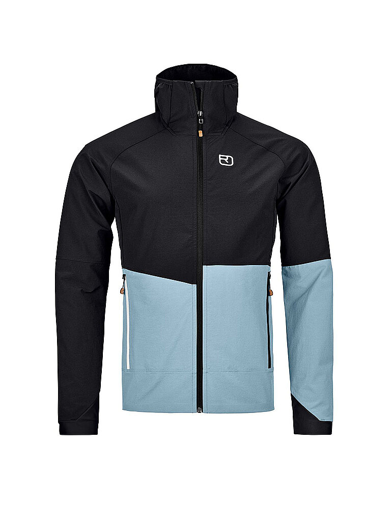 Giacca softshell da uomo Punta Berrino Hoodiie nero M