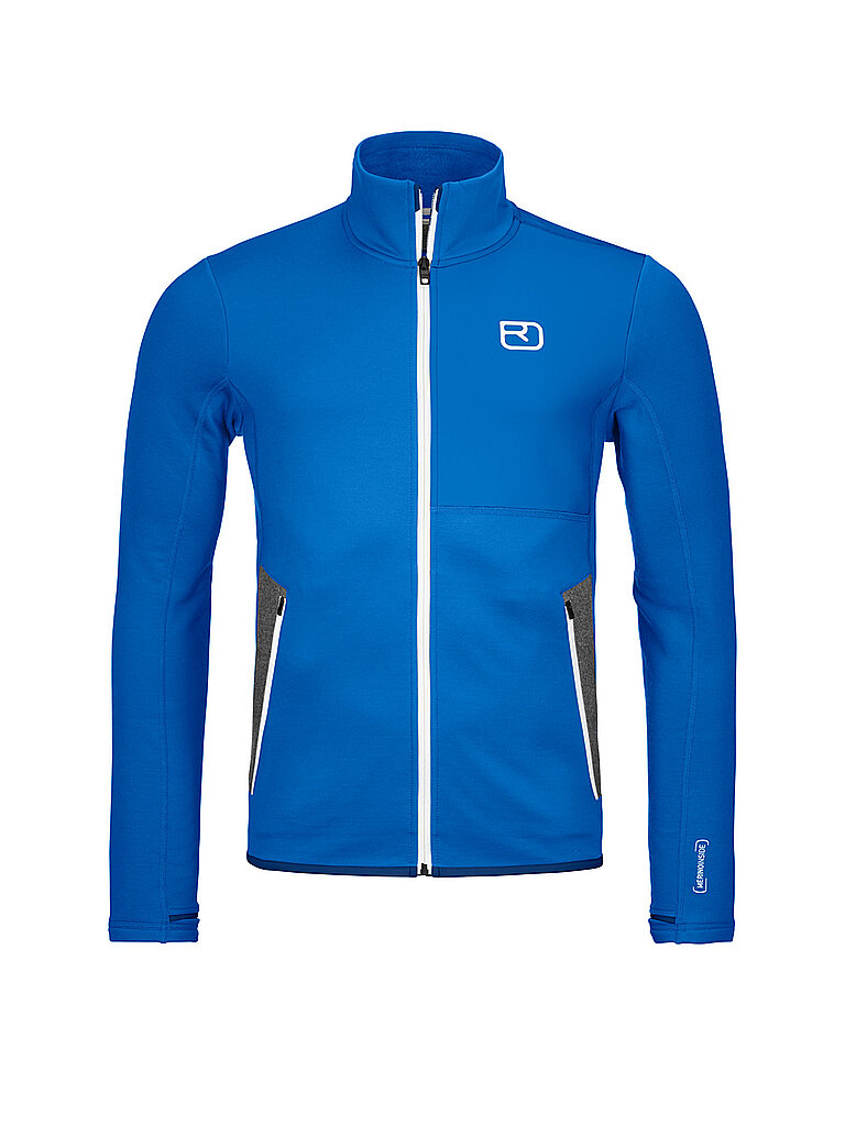 Giacca in pile da uomo blu M