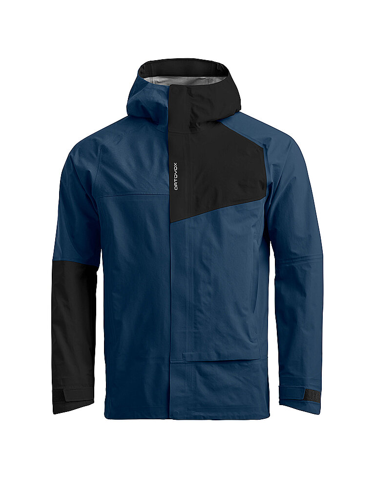 Giacca da uomo Seceda 3L con cappuccio blu XXL