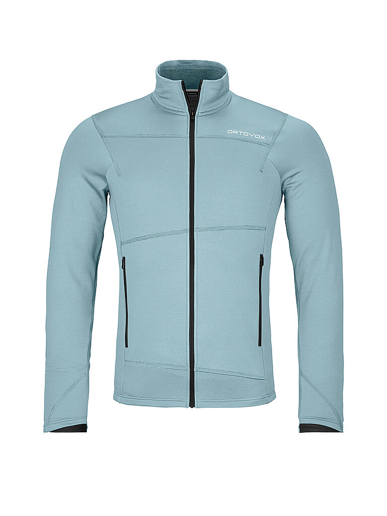 Giacca in pile leggera da uomo azzurro M