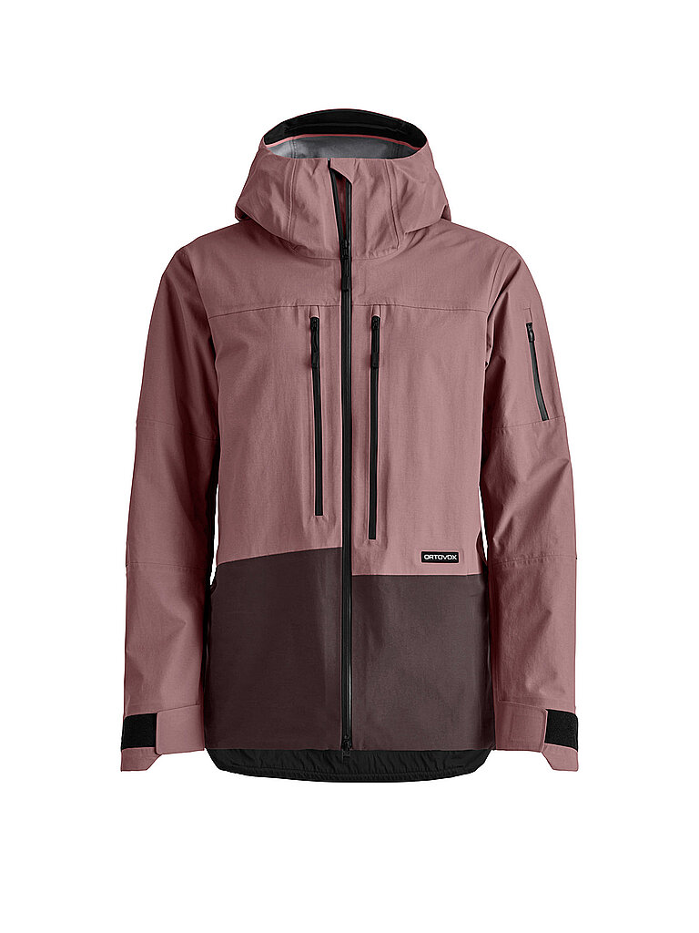 Giacca da scialpinismo da donna Ravine Free 3L con cappuccio rosa XL