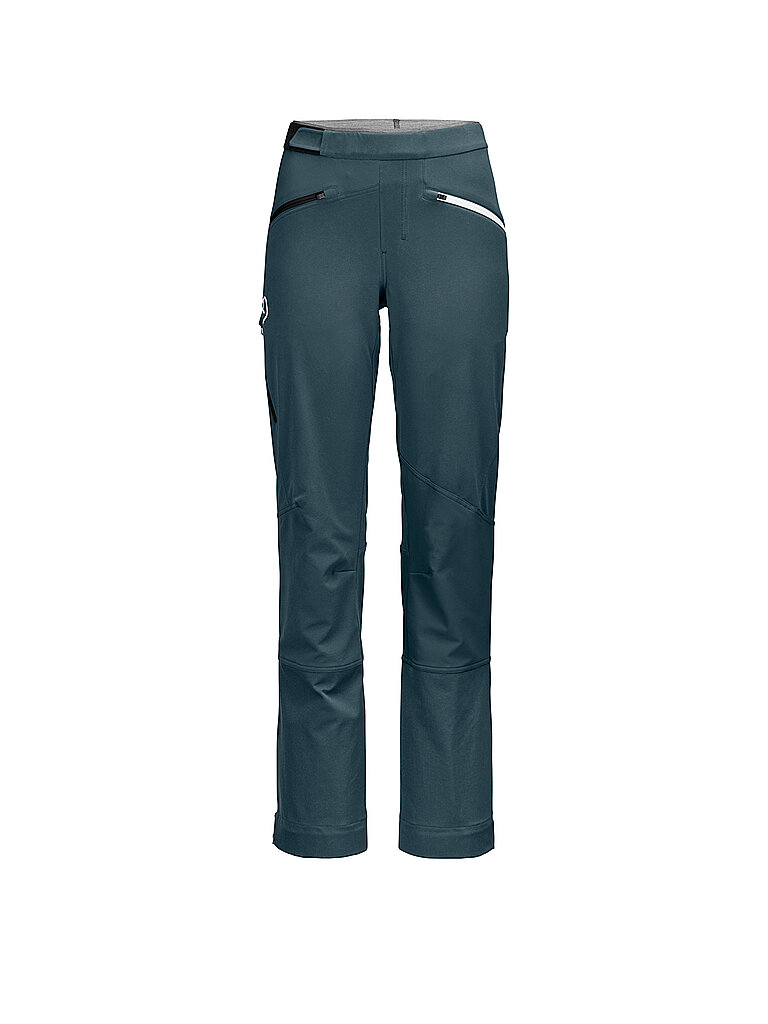 Pantaloni softshell da scialpinismo da donna Col Becchei petrolio S