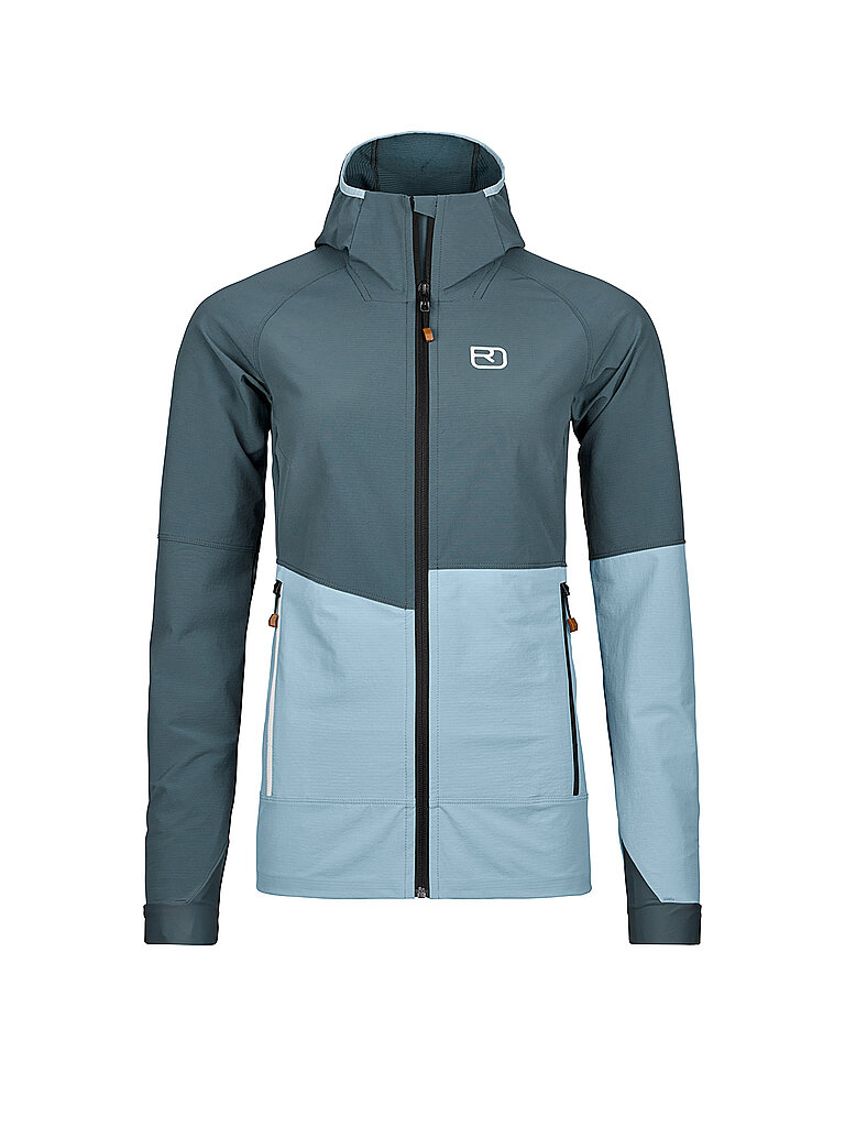 Softshelljacke Punta Berrino Hoodie da donna petrolio XS