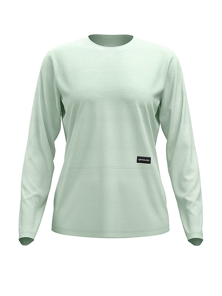 Maglietta funzionale da donna Patch 185 Merino verde chiaro L