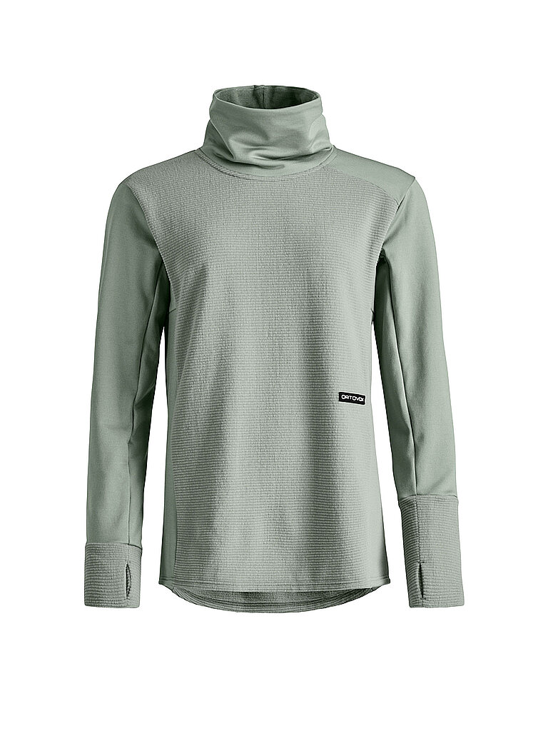 Maglia funzionale da donna in pile a coste oliva L