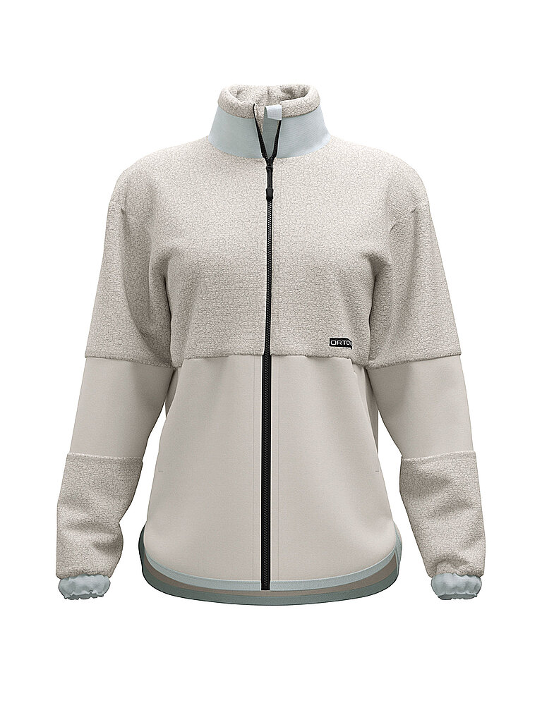 Giacca in pile teddy da donna beige L