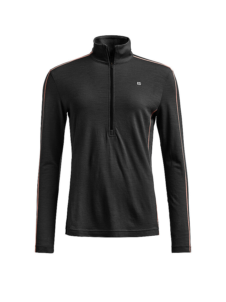 Zipshirt intimo da donna 185 ROCK'N'WOOL nero S