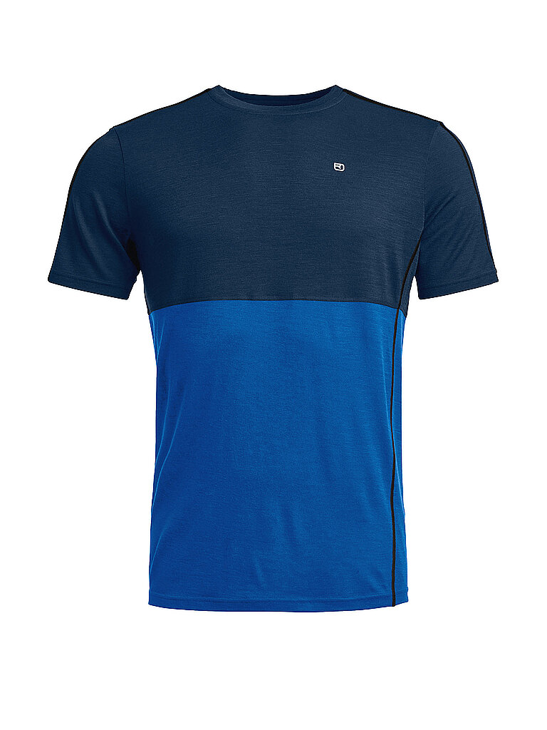 Maglietta da uomo Rock'n'Wool 185 blu L
