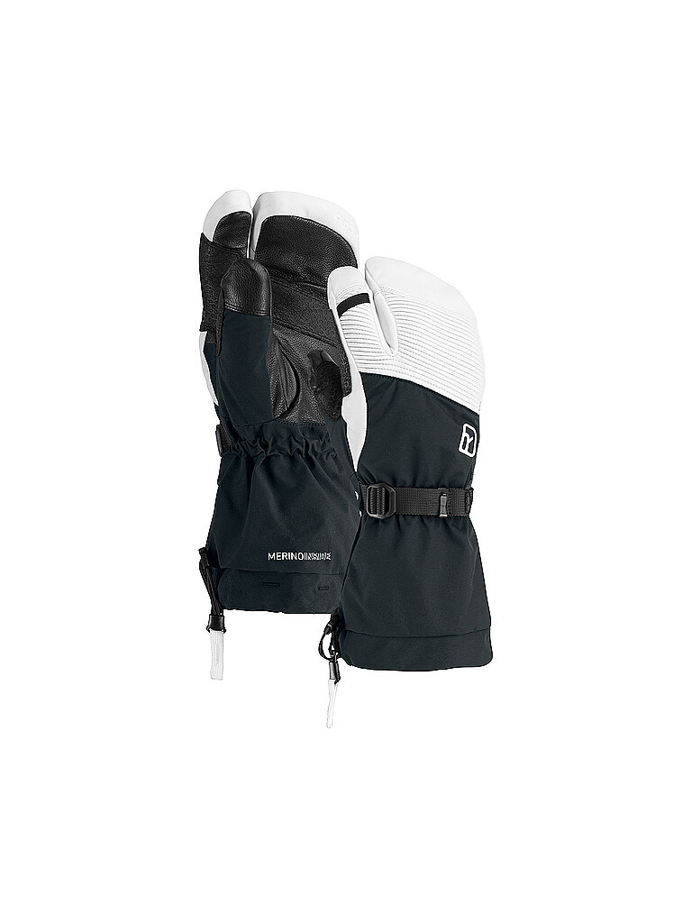 Guanti da uomo Pro Freeride a 3 dita nero M
