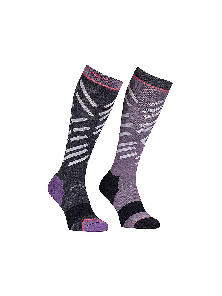 Calze lunghe da scialpinismo da donna nero 35-38