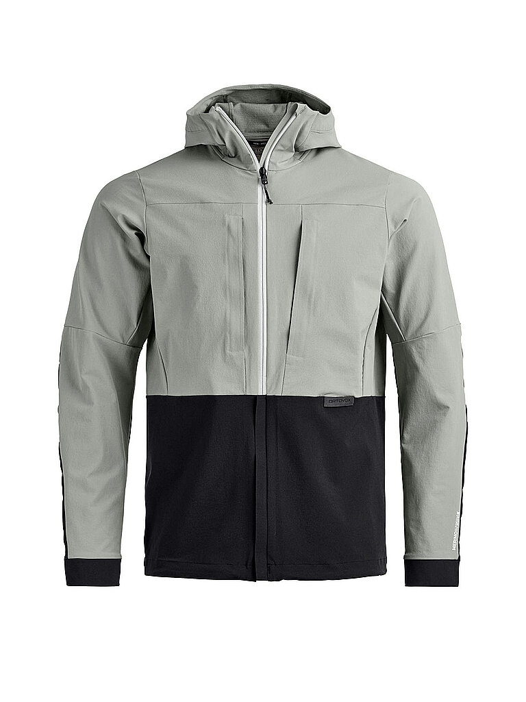 Giacca softshell da uomo Trad Plus Hoodie grigio L