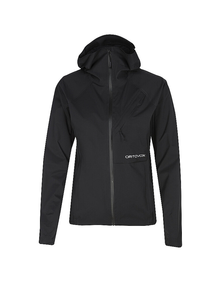 Giacca da trekking da donna Trace 2.5L con cappuccio nero S