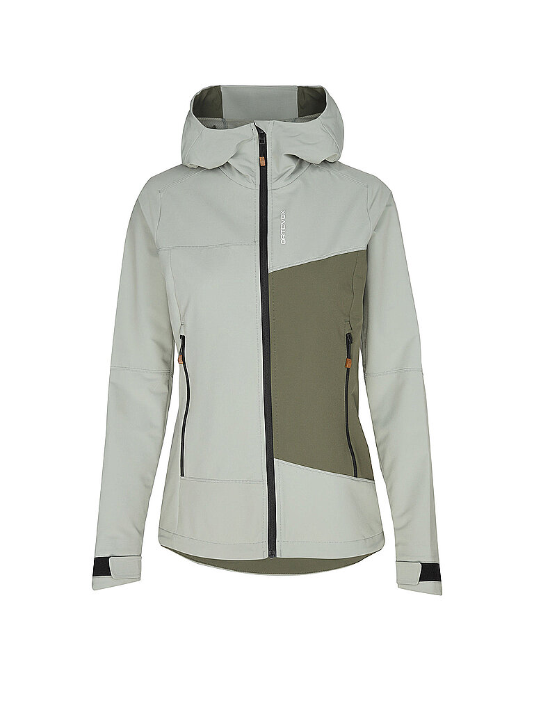 Softshell da donna Seceda Hoodie verde chiaro S