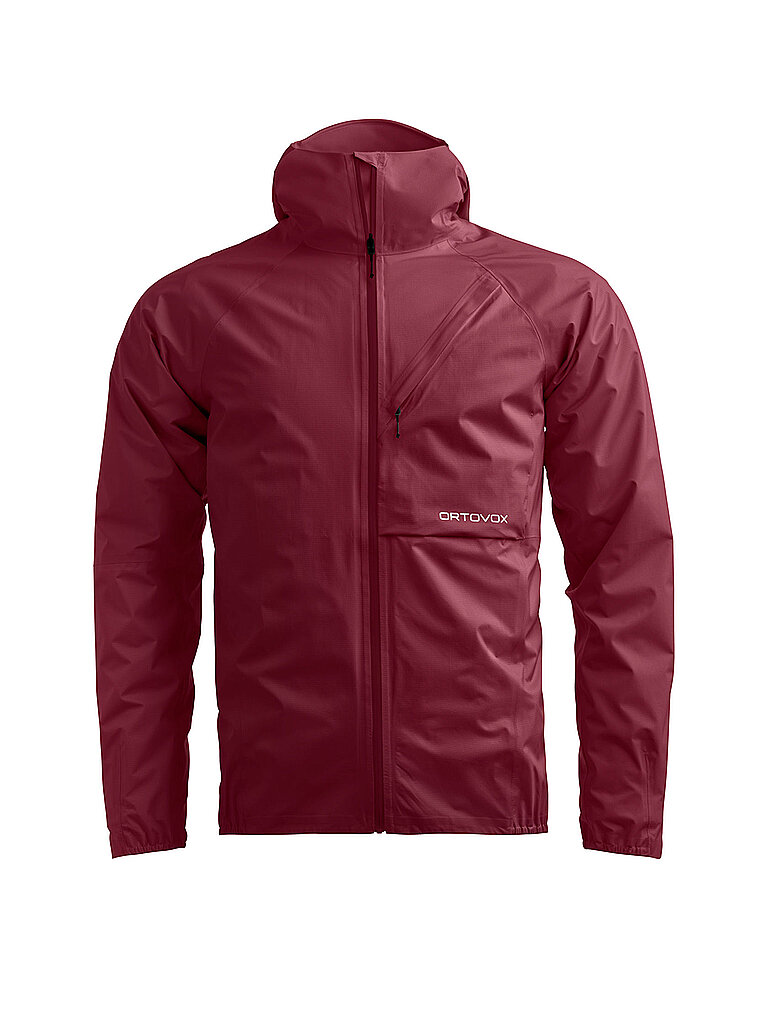 Giacca da trekking da uomo Trace 2,5L Hoodie rosso scuro XXL