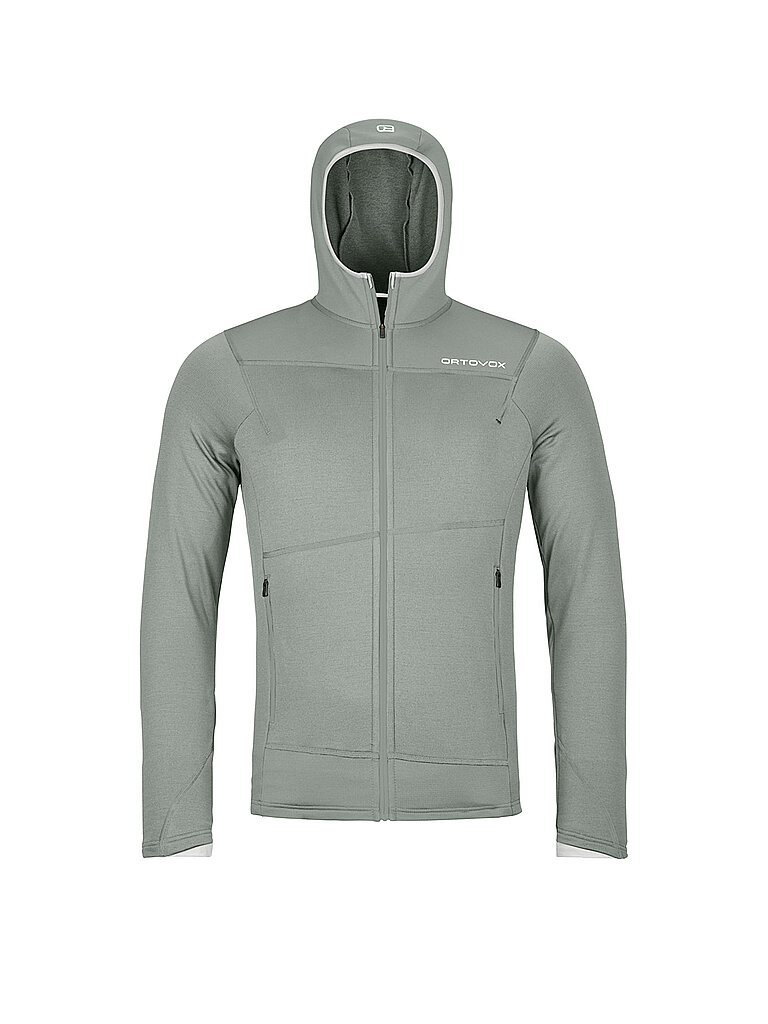 Giacca in pile da uomo Light Hoodie verde chiaro XL