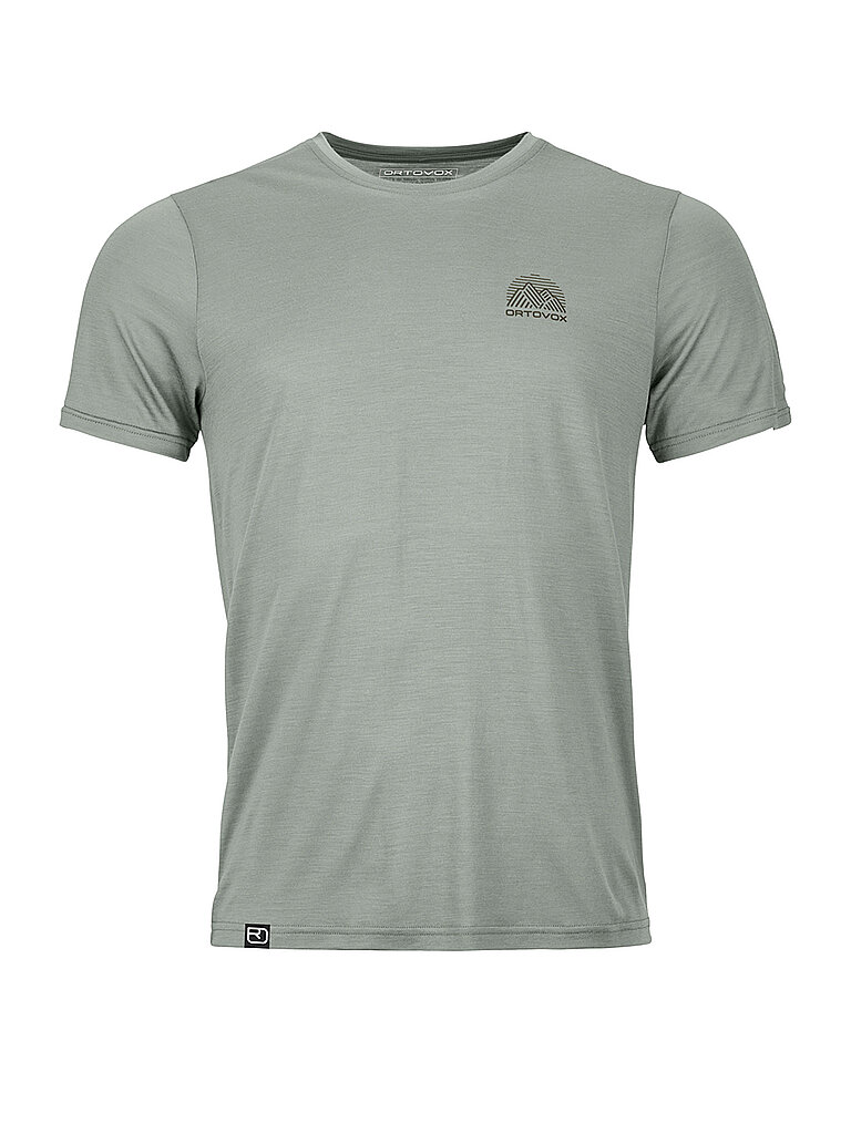 Maglietta Funzionale da Uomo 120 COOL TEC MTN STRIPE verde chiaro XL