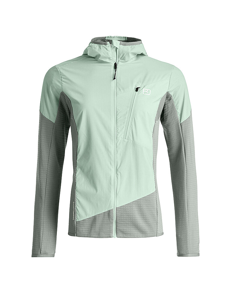 Giacca Ibrida da Donna Trace Hoodie verde chiaro M