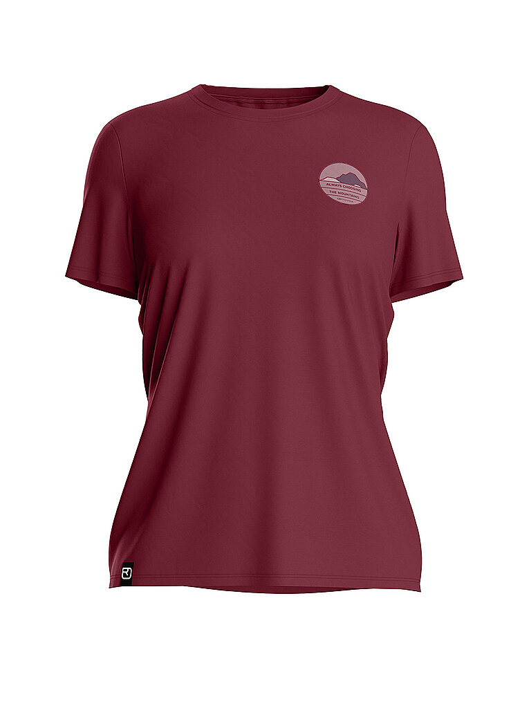 Maglietta Funzionale da Donna Choose 120 Cool rosso scuro XS