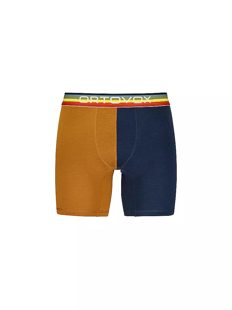 ORTOVOX | Boxer da uomo Rock'n'Wool 185 | Blu scuro