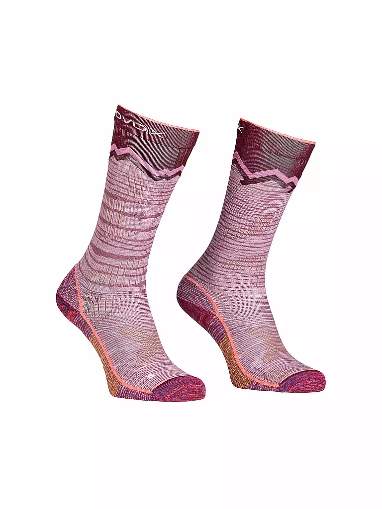 ORTOVOX | Calze da sci alpinismo da donna Tour Long Socks | Rosa